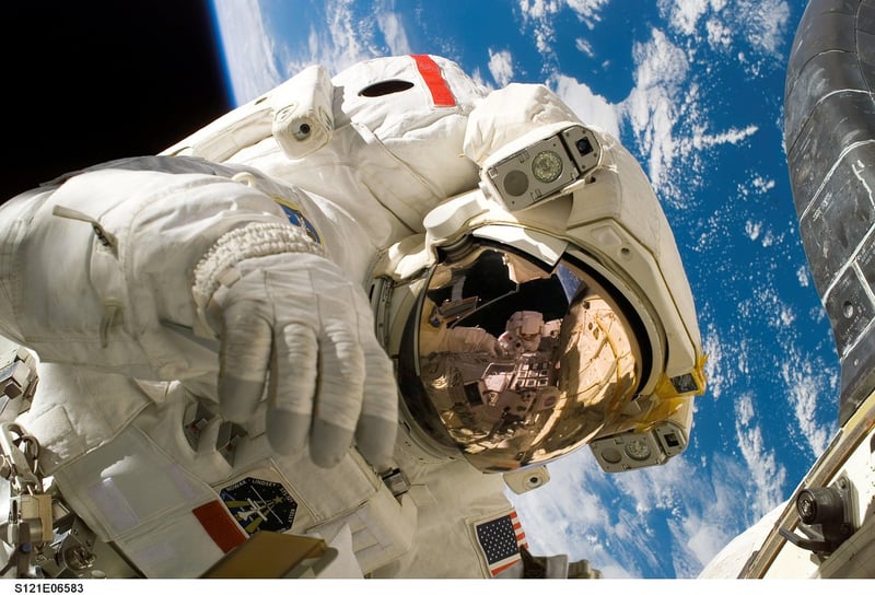 Astronaut Exploring